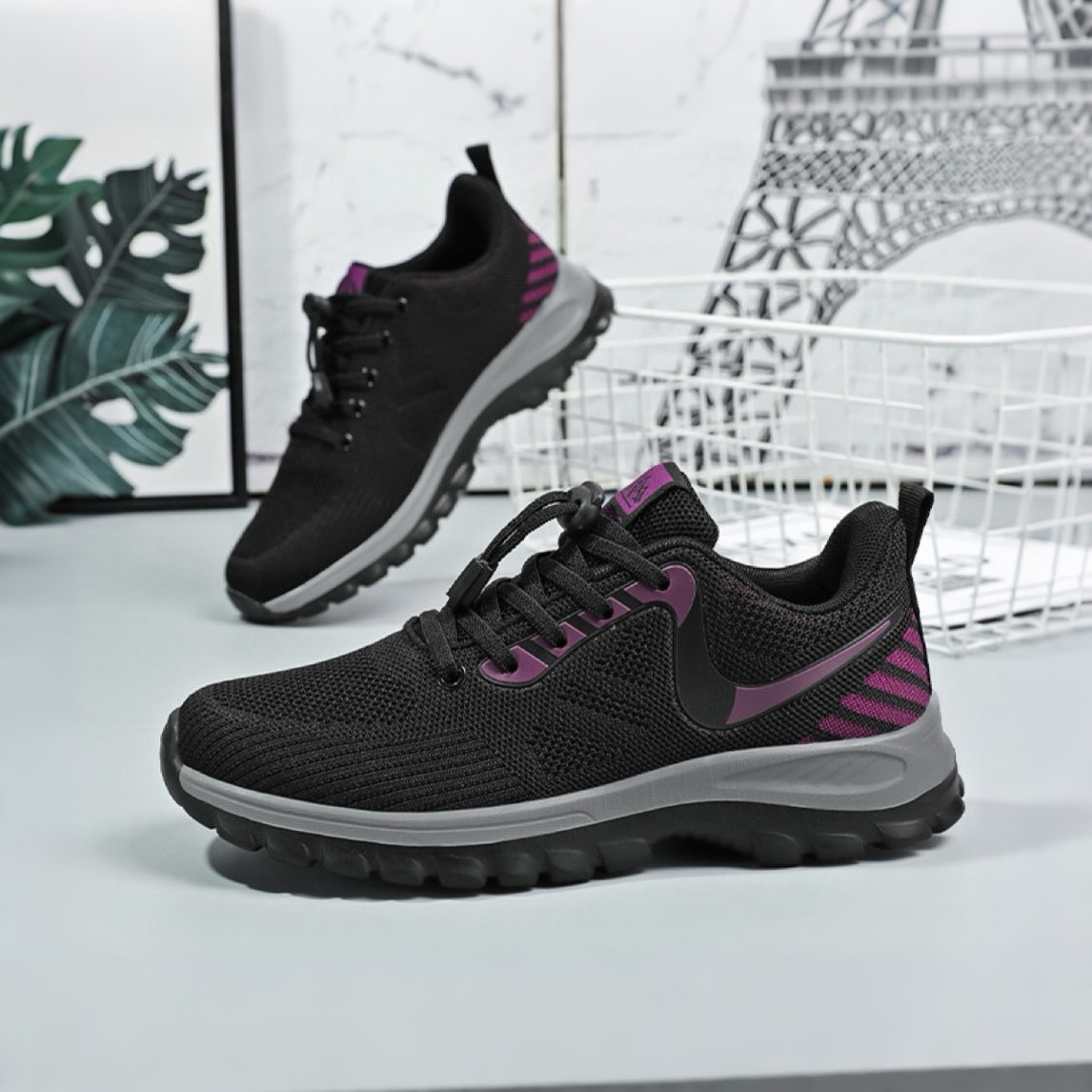 StepEase - Black/Purple